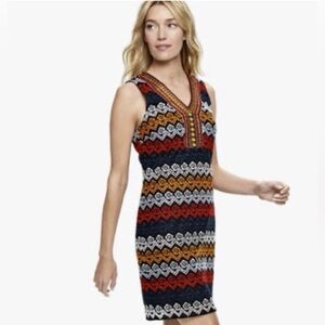 Johnston & Murphy Embroidered Dress Sleeveless Party Cocktail Dress 6